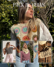 PREVENTA Pack EXCLUSIVO + DE 7 PROYECTOS PARA TEJER- Tejer con Aleli + TIPS de crochet