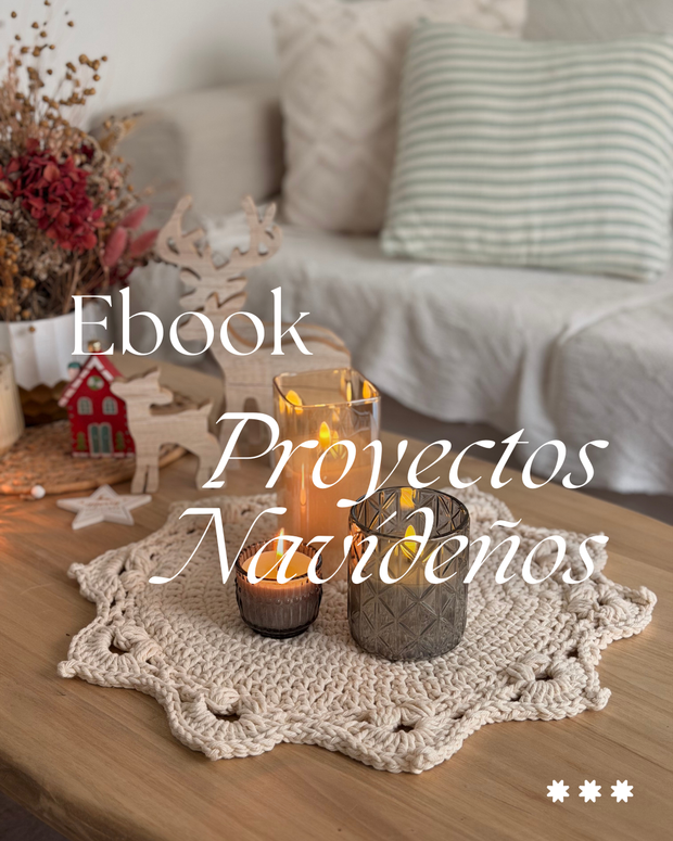 Ebook proyectos Deco Navideños + Proyectos para regalar- PREVENTA FORMATO DESAFIO de Tejido