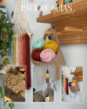 PREVENTA Pack EXCLUSIVO + DE 7 PROYECTOS PARA TEJER- Tejer con Aleli + TIPS de crochet