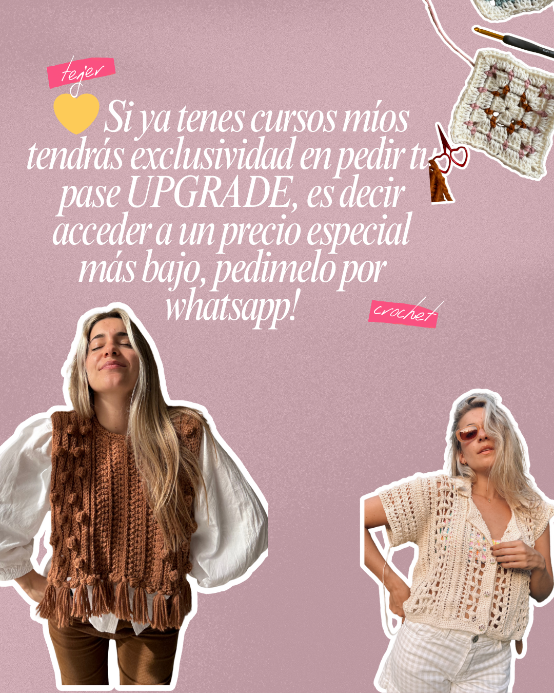 SUMMER PASS ALELÍ- La biblioteca completa de cursos para tejer todo el verano