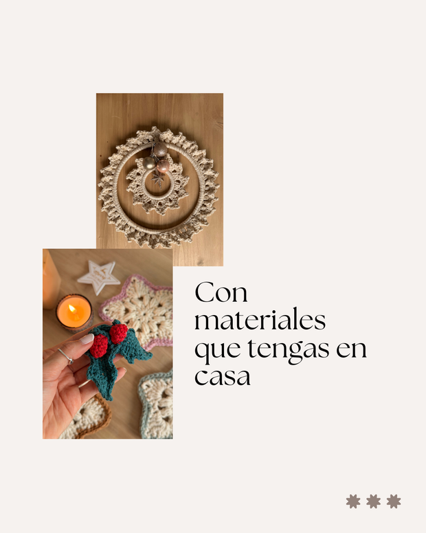 Ebook proyectos Deco Navideños + Proyectos para regalar- PREVENTA FORMATO DESAFIO de Tejido