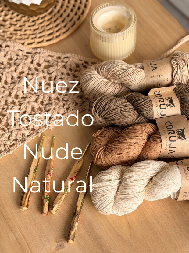 Kit Algodón incluye patrón Bandana flores + patrón pareo Ibiza
