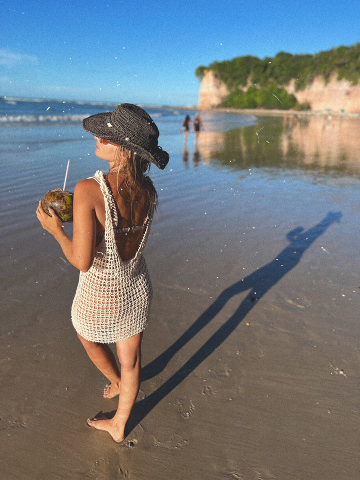 Curso online de crochet- Como tejer en una sola pieza un vestido playero- Vestido Pipa -NIVEL PRINCIPIANTE