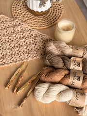 Kit Algodón incluye patrón Bandana flores + patrón pareo Ibiza