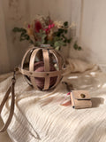 Porta ovillo cuero + estuche centimetro- oferta- Winter Sale
