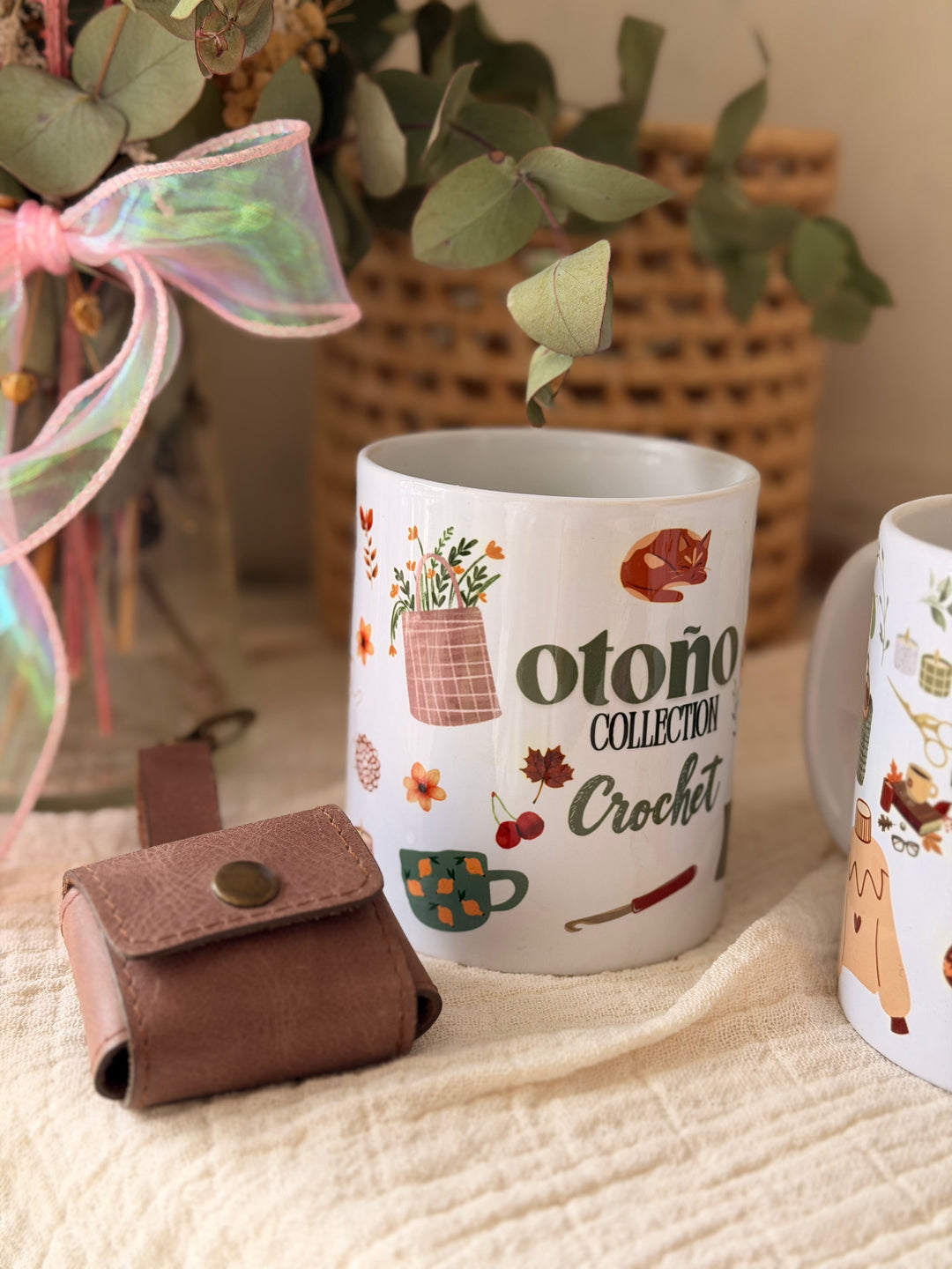 Taza Aleli + porta centímetro.