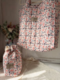 Combo Flores: Tote volados + bolsito bombón (Copia)