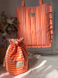 Combo Capri: Tote volados + bolsito bombón