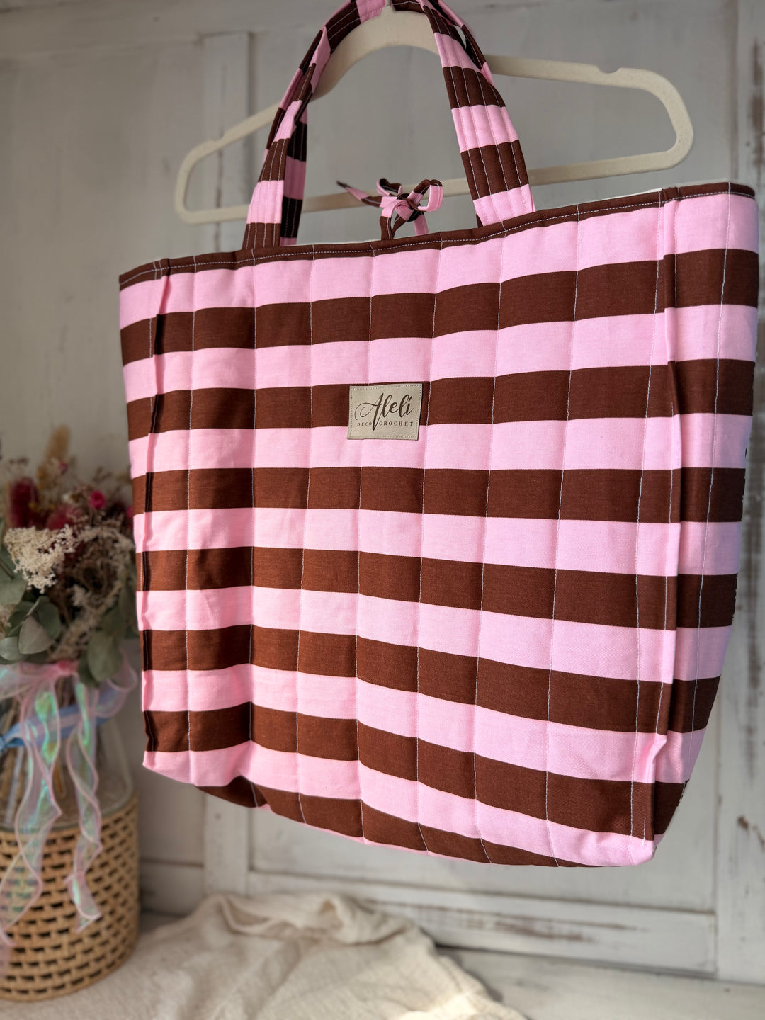 Maxi bolso Frutilla y chocolate: bolso PORTA PROYECTO