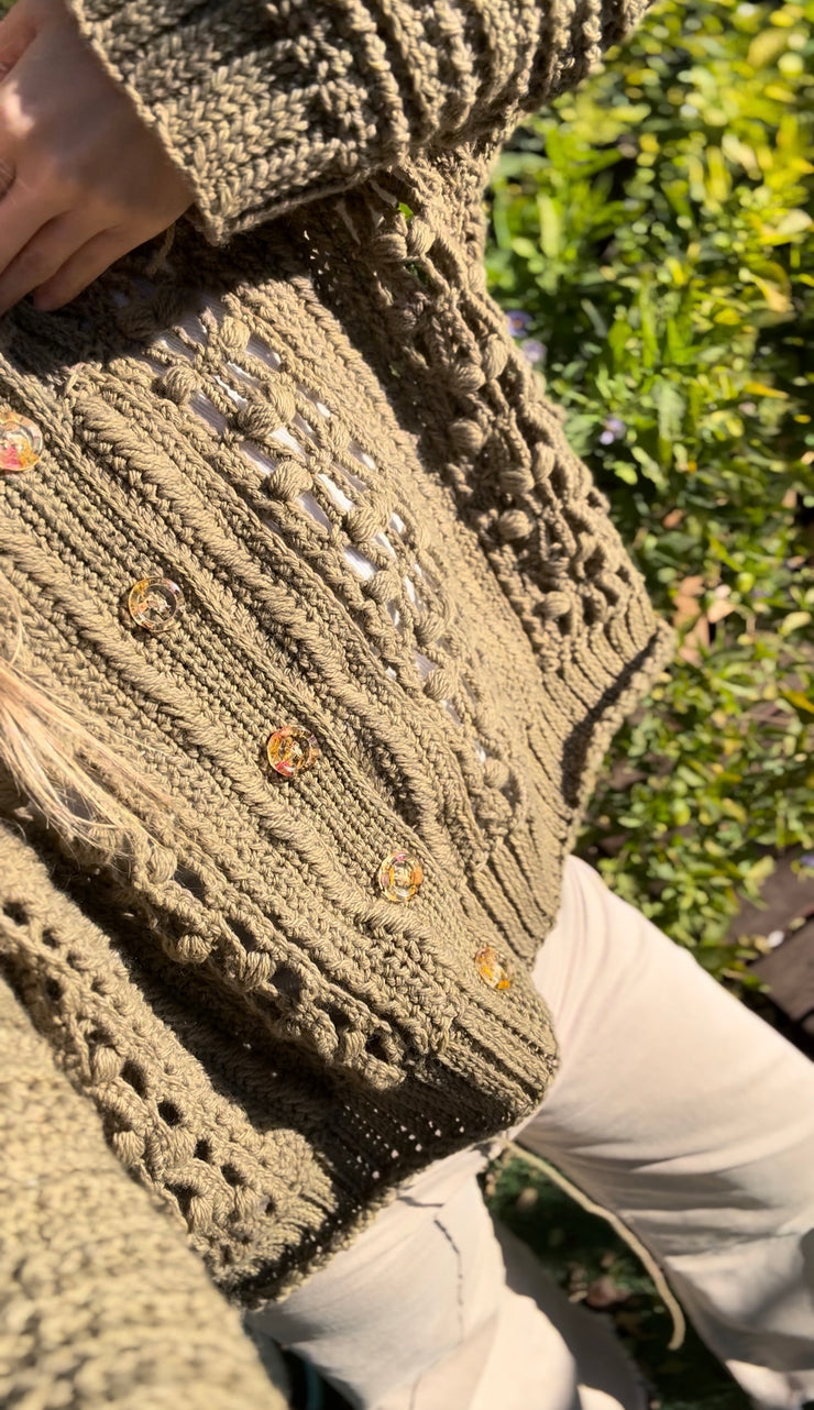 Curso Online- Cómo tejer una camisa a crochet con mucha textura- Camisa Sunset