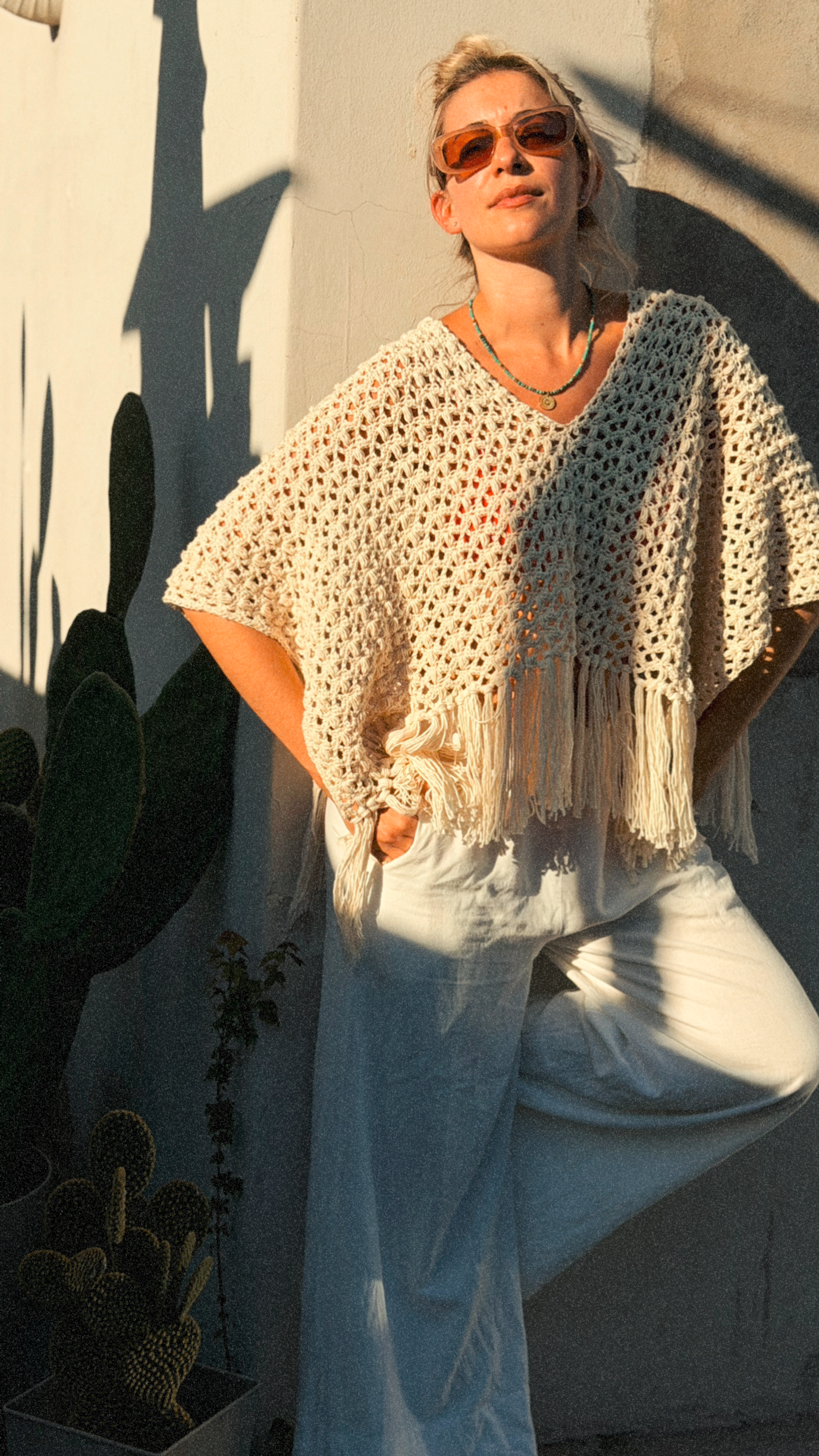 Patrón Pollera pareo Nerja en Set + Bonus de regalo: guia de tejido Sweater Chevron