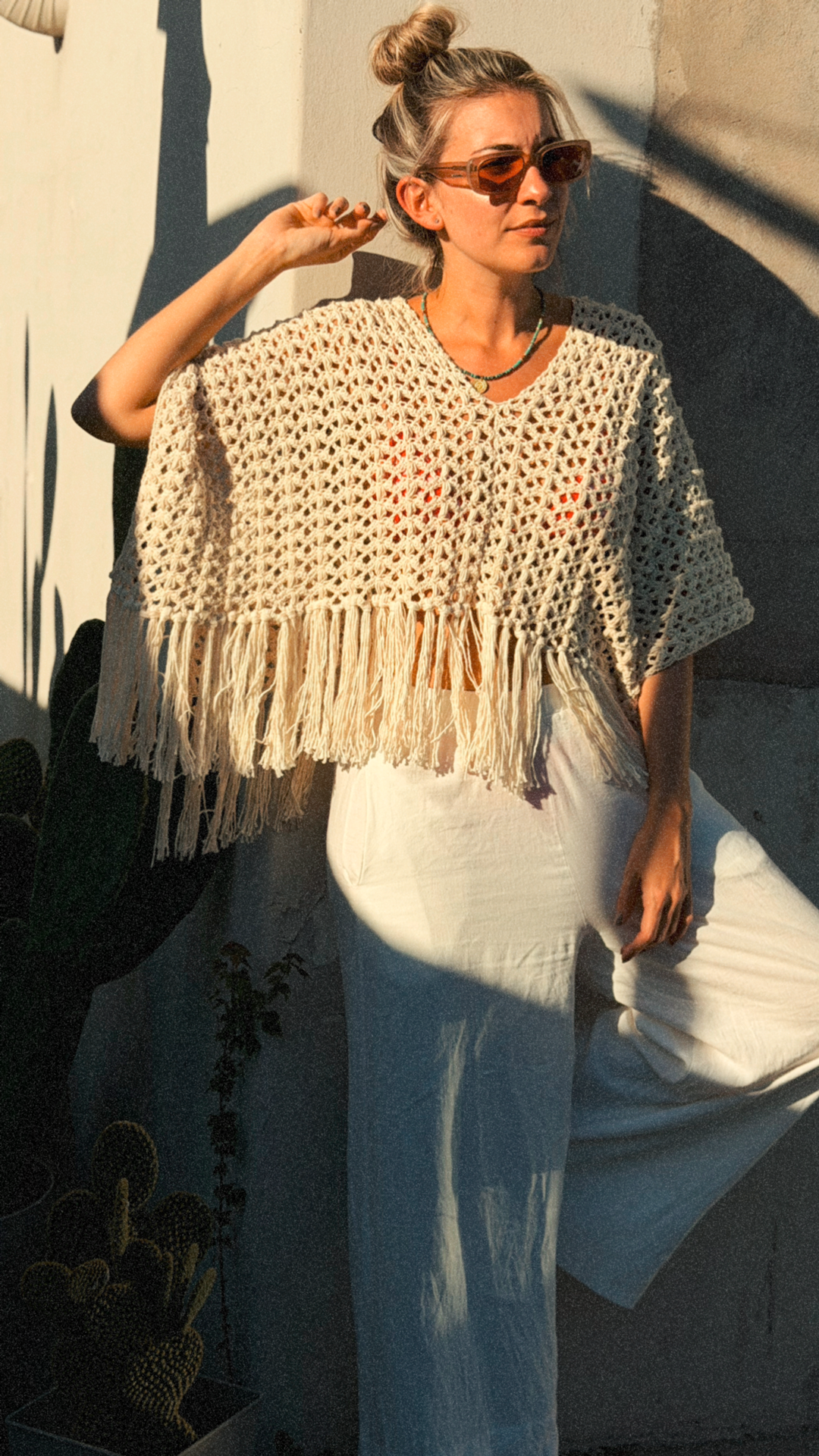 Patrón Pollera pareo Nerja en Set + Bonus de regalo: guia de tejido Sweater Chevron