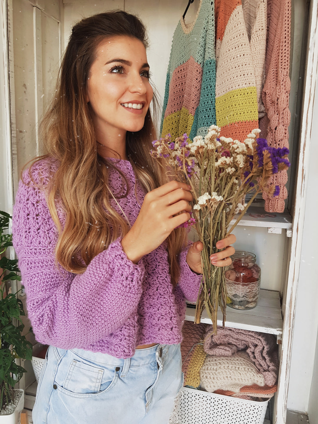 Curso online de crochet- Sos principiante? Tejé tu PRIMER prenda a crochet: Sweater Margarita