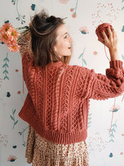 Curso online de crochet- Cómo tejer un cárdigan a partir de una textura imitación al tricot- Cárdigan Amapola + Bonus: patrón Sweater Amapola