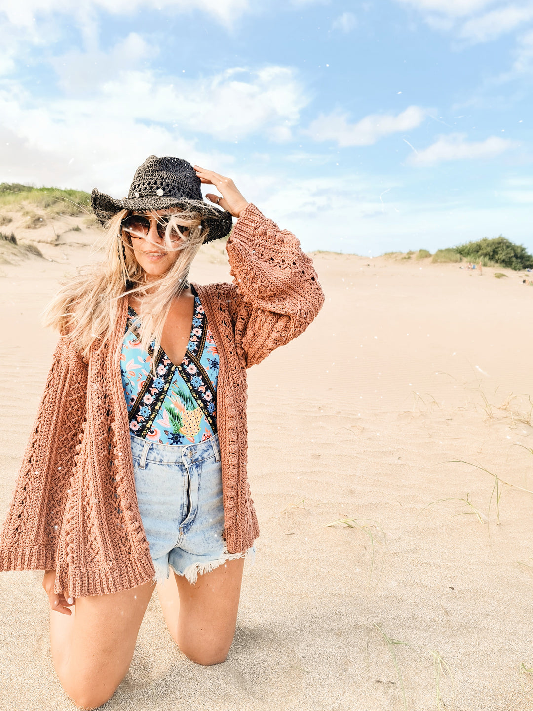 Curso online de crochet- Cómo tejer un cárdigan a partir de una textura imitación al tricot- Cárdigan Amapola + Bonus: patrón Sweater Amapola