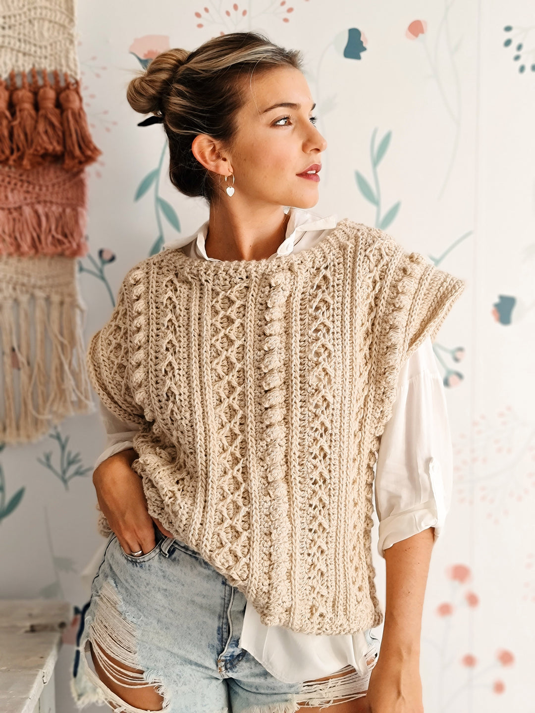 Cholitas Punto Chaleco A Crochet Para Un AÃ±o Vest Dames Herfst